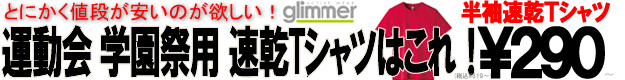 イベントや運動会等に大活躍の激安ドライ無地Tシャツ#00350-AIT